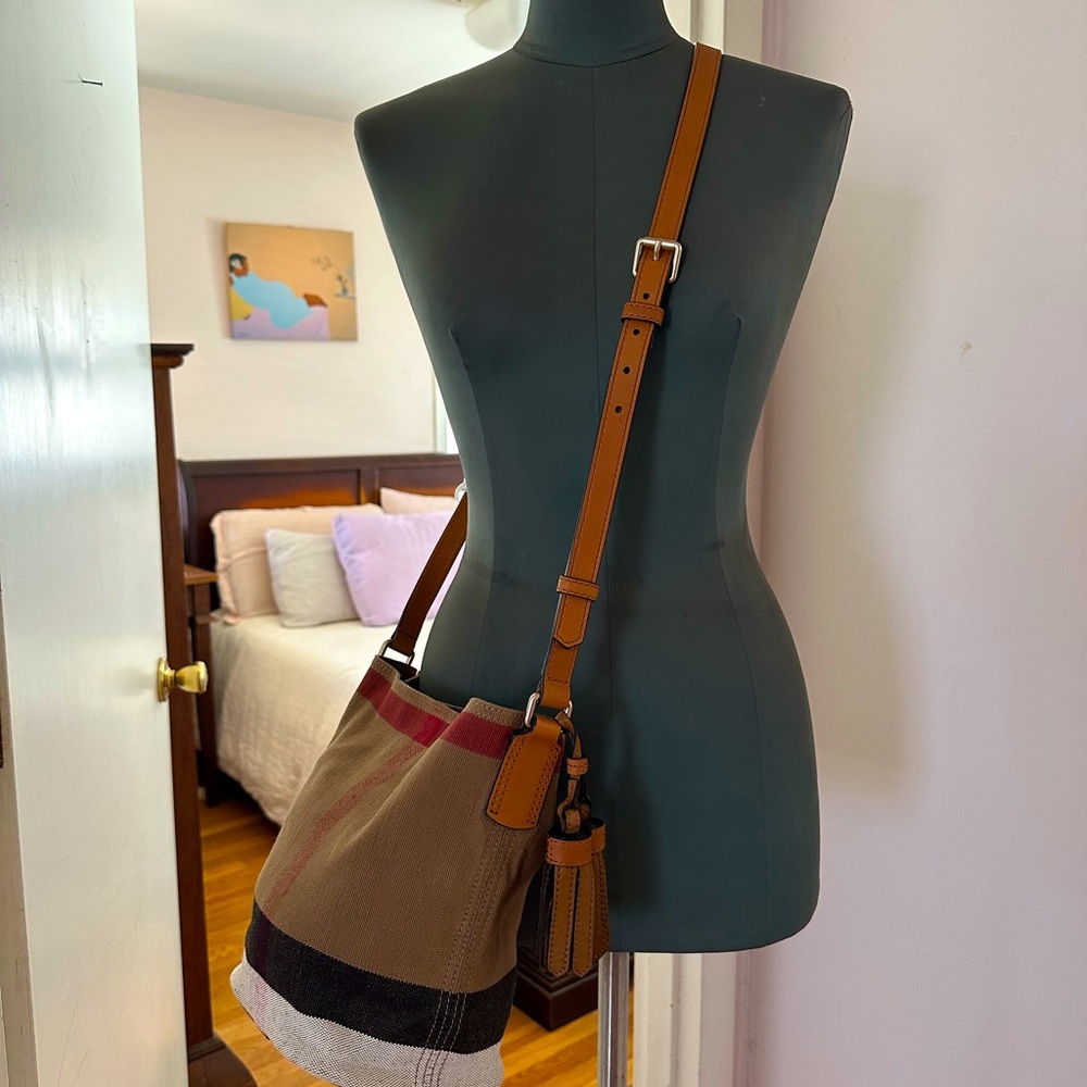 Burberry Canvas Check Mini Ashbury Crossbody bag